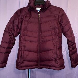 Columbia Deep Plum Puffer Jacket